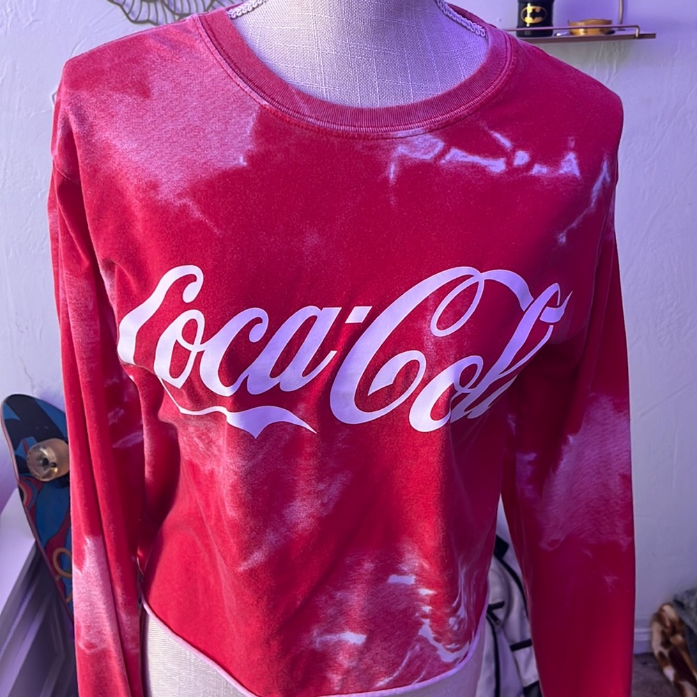 Coca-cola long sleeve crop